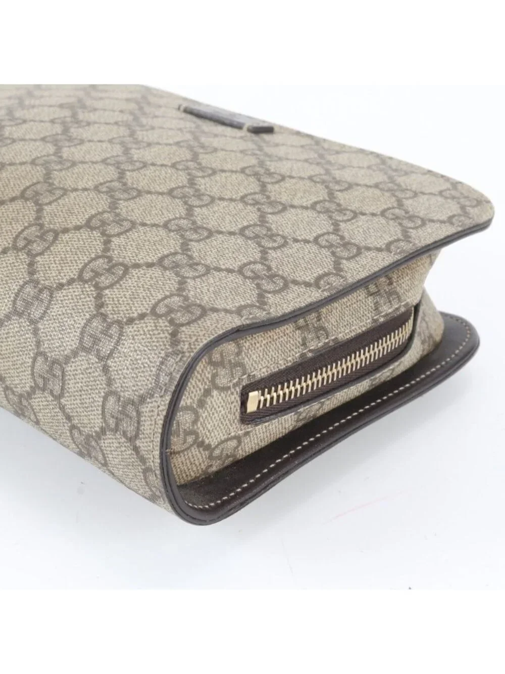 Gucci GG Supreme Leather Clutch Pouch Business